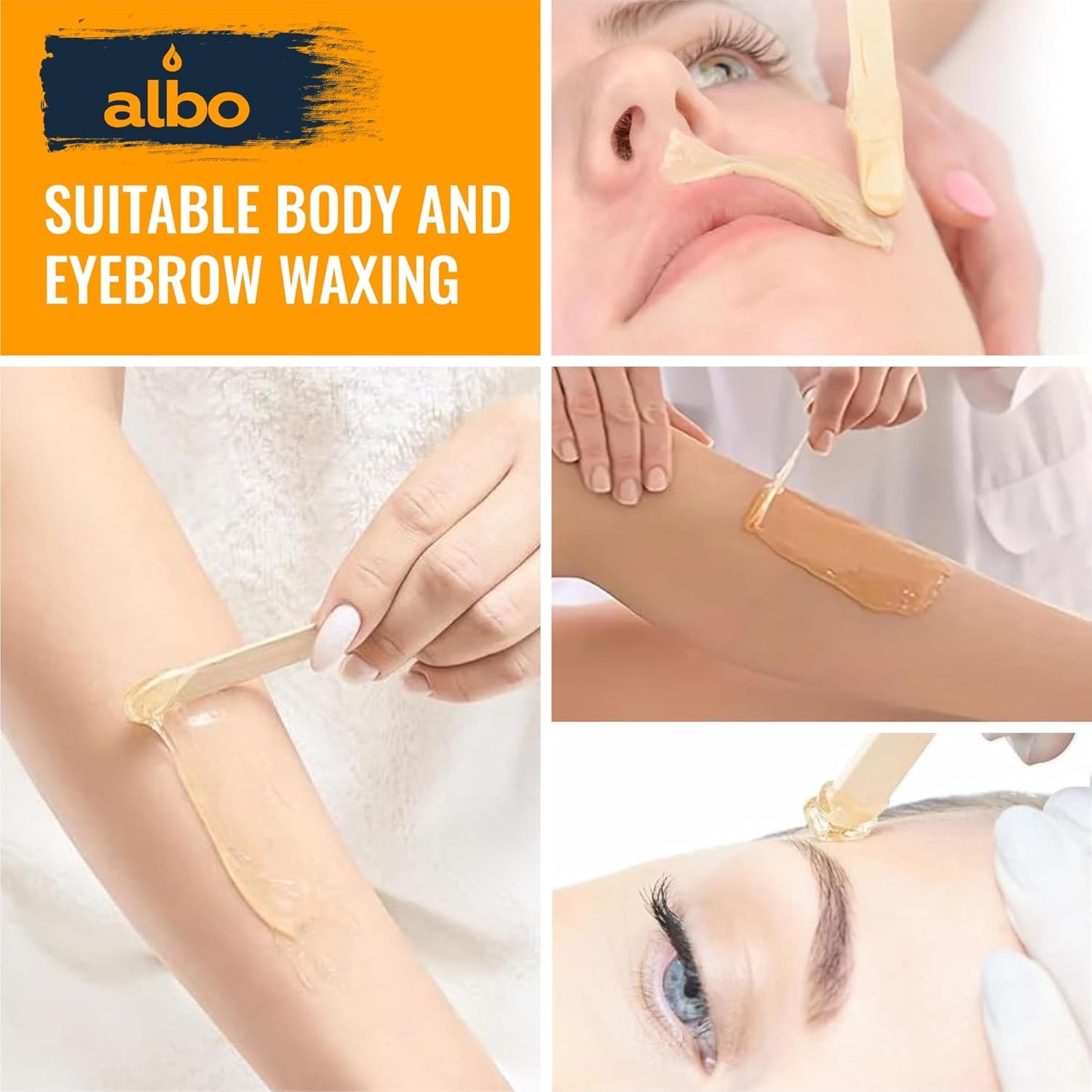 ALBO Birch 6" Popsicle Sticks for Crafts, Foods and DIY Projects, 1000 pieces