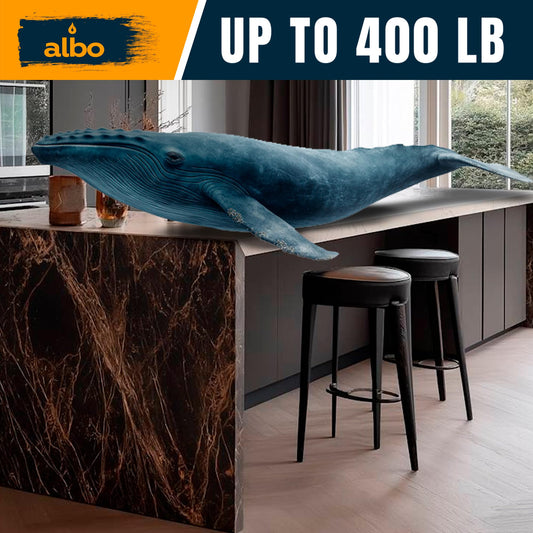 ALBO 12 inch Heavy Duty Countertop Support Brackets 2PCS