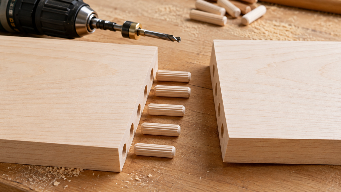 How to Drill Aligned Dowel Holes for Edge-to-Edge Furniture Joints