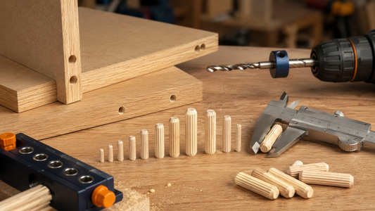 How to Choose Wood Dowel Pin Diameter and Length for a Furniture Joint