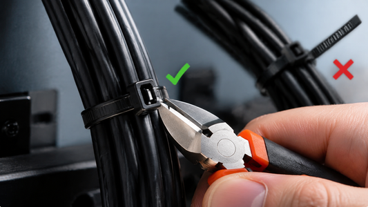 How to Cut Zip Ties Flush Without Leaving Sharp Edges