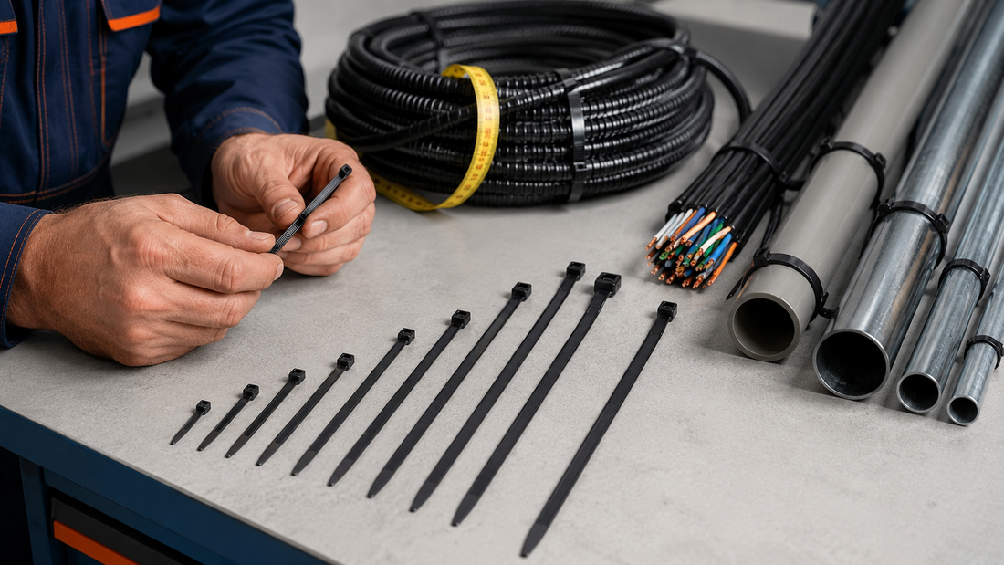 How to Choose Zip Tie Length by Bundle Diameter