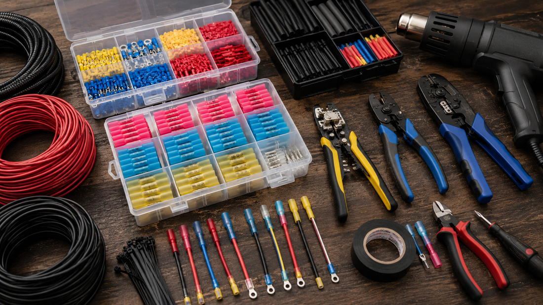 Heat shrink wire connectors guide for automotive