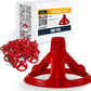 ALBO Reusable Caps for Tile Leveling System, Red, 100 pieces