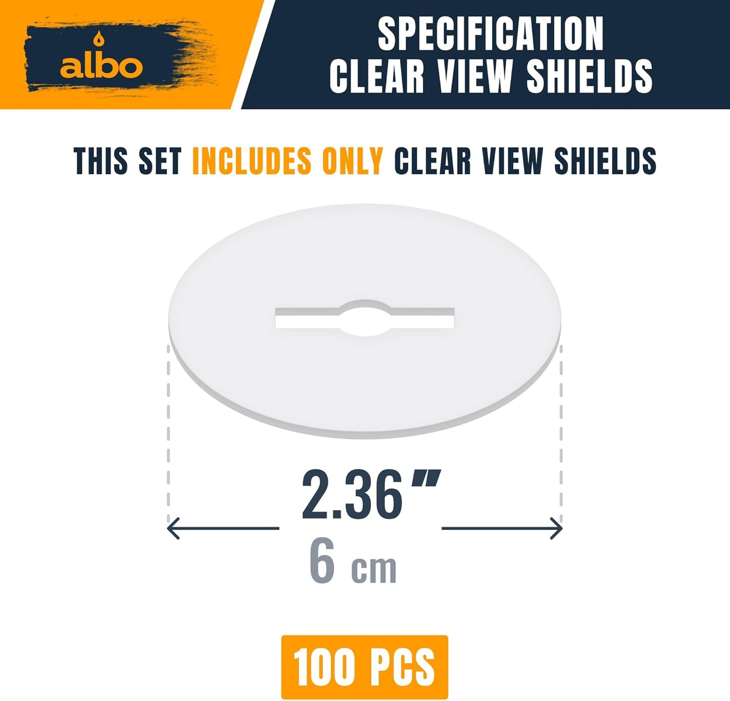 ALBO Tile Leveling System Protection Plates, 100 pieces