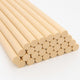 ALBO Wooden Dowel Rods 100 PCS 1/4" x 6" Inch Round Wood Sticks for Crafts, DIY Projects and Macrame Hardwood Assorted Bouquet Sticks Cake Dowels for Tiered Cakes