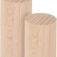 ALBO 1" x 48" Wooden Dowel Rods, Birch Natural Hardwood Rods, 2 pieces