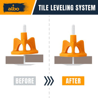 ALBO Tile Leveling System Set 1/8 inch 400 PCS