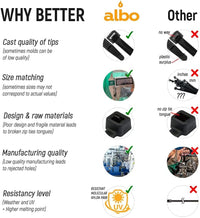 ALBO 1000 Pcs. Black Zip Ties, 4 Inch Small Nylon Cable Ties for Cord Management