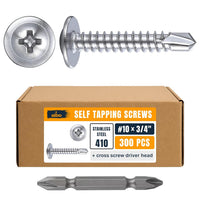 #10 x 3/4" Self-Drilling Truss Head Screws