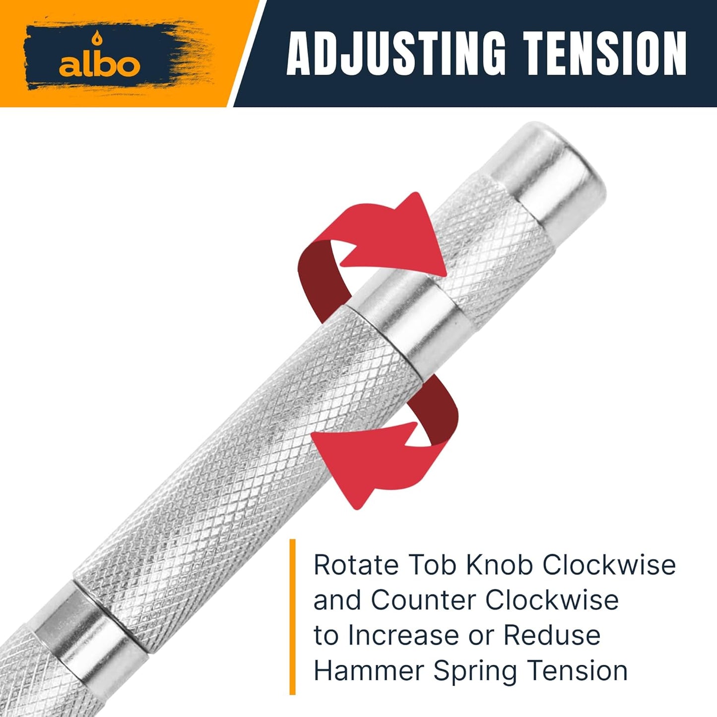 ALBO Spring Loaded Center Punch Tool 6 Inch (1pc)