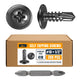 ALBO #10 x 1/2 inch Stainless Steel Self-Tapping Screws 350 pcs