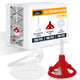 ALBO Tile Leveling System Set 1/16 inch - 200 PCS - Professional Floor & Wall Spacer Kit with Reusable Caps & Protection Plates - Anti-Lippage Installation Tools for Large and Small Tile Formats