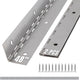 Albo Piano Hinge 48 Inch Silver Heavy Duty (2-Pack)