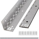 ALBO Piano Hinge 48 Inch Silver Stainless Steel (2-Pack)
