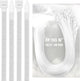 ALBO Heavy Duty White Zip Ties 16 inch 120lb 100 Pack