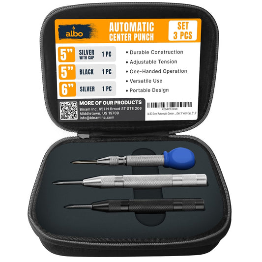 ALBO Automatic Center Punch Set 3 Pack