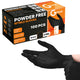 Grevo Disposable 5 & 8 Mil Black Nitrile Gloves S-XL – Heavy Duty Latex & Powder-Free – Textured, Chemical-Resistant (100 PCS 5 Mil, Medium)