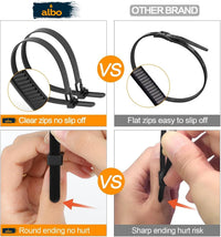 ALBO Zip Ties Assorted Sizes (6-12 inch) 200 Pack