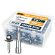 ALBO #10 x 1 inch Carbon Steel Metal Roofing Screws 300pcs
