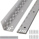 ALBO 12 inch Silver Heavy Duty Stainless Steel Piano Hinge 2-Pack