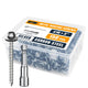 #10x3 White Metal Roofing Screws 150pcs