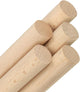 ALBO 1" x 36" Wooden Dowel Rods, Birch Natural Hardwood Rods, 5 pieces