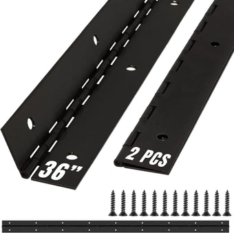 compare product ALBO 36 Inch Black Heavy Duty Piano Hinge Continuous Stainless Steel 304 (2-Pack)