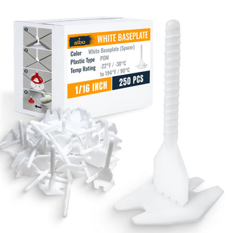 compare product ALBO Tile Leveling System Base Plates 1/16