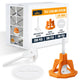 ALBO Tile Leveling System Set 1/8 inch - 400 PCS - Professional Floor & Wall Spacer Kit with Reusable Caps & Plates