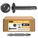 ALBO #8 x 1 inch Stainless Steel Self-Tapping Truss Head Screws 200pcs