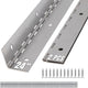ALBO 24 Inch Silver Heavy Duty Piano Hinge Continuous Stainless Steel 2-Pack