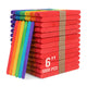ALBO 1000 Pack 6" Colored Wood Popsicle Rainbow Craft Sticks – Lollipop Ice Cream Sticks, Bulk STEM Classroom Art Supplies, DIY Model Building, Wax Hair Removal Applicators, Epoxy Resin Mixing