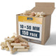 ALBO Wooden Dowel Pins 10x50mm Fluted 150 Pack