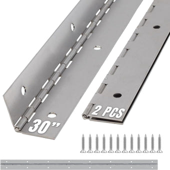 compare product ALBO Piano Hinge Continuous Stainless Steel 30