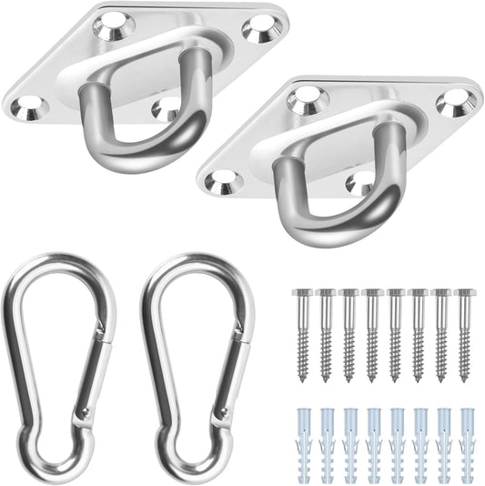 Albo Diamond Plate 2650lbs Heavy Duty Stainless Steel Swing Hangers 2 PCS