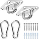 Albo Diamond Plate 2650lbs Heavy Duty Stainless Steel Swing Hangers 2 PCS