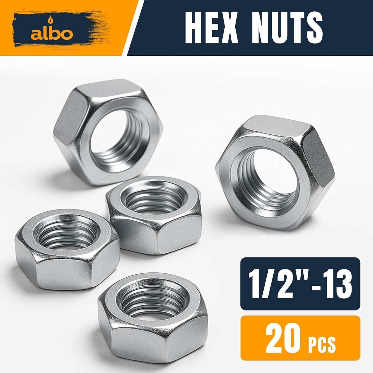 ALBO Metric Flange Nuts Assortment 250pcs