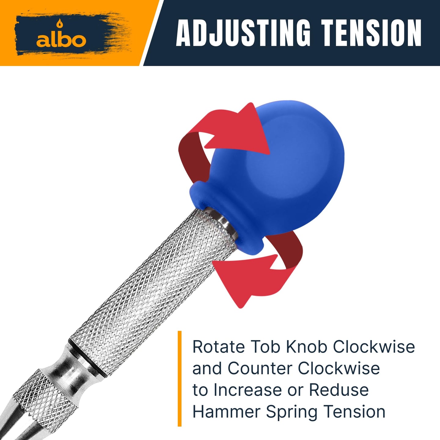 ALBO Automatic Spring Loaded Center Punch for Metal, Wood – Binam Inc.