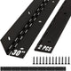 ALBO 30 Inch Black Heavy Duty Stainless Steel Piano Hinge 2-Pack