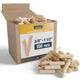 ALBO Wooden Dowel Pins 3/8 x 1 1/2 inch Fluted Birch Wood 150 pcs
