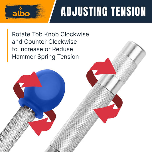 ALBO Automatic Center Punch Set 3 Pack