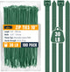 ALBO 100 Pcs. Green Zip Ties, 10 Inch, UV-Resistant Nylon Cable Ties for Indoor/Outdoor Use