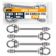 Albo 4 Pack Heavy Duty Swing Hangers – 7 Inch, 304 Stainless Steel, 1800 lbs Swivel Hooks for Porch, Punching Bag, Hammock, Yoga, Gym, Playground, Ceiling Mount for Wood & Concrete Indoor Outdoor