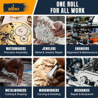 ALBO Punch and Chisel Set 16 PCS Chrome Vanadium Steel