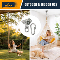 Albo Heavy Duty Swing Hangers 4 Pack