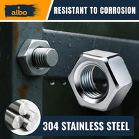 ALBO Metric Flange Nuts Assortment 250pcs