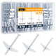 ALBO Heavy Duty Metal Drywall Anchors Toggle Bolts Kit (1/8in, 3/16in, 1/4in) 45pcs