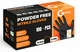 Disposable 8 Mil Black Nitrile Gloves L, 100pcs