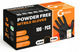Disposable 8 Mil Black Nitrile Gloves M, 100pcs